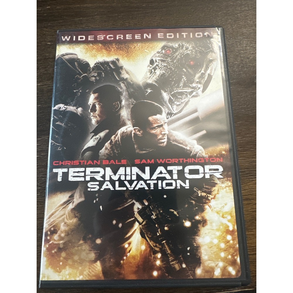 Terminator Salvation DVD Widescreen Christian Bale Sam Worthington Sci-Fi Action